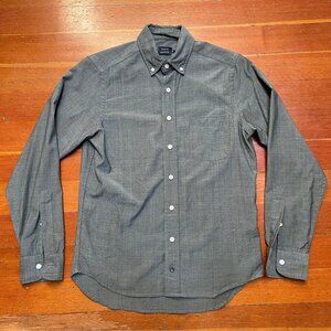 Taylor Stitch Civic Jack Merino Wool LS Button-Down Shirt Men's XS 36 Gray